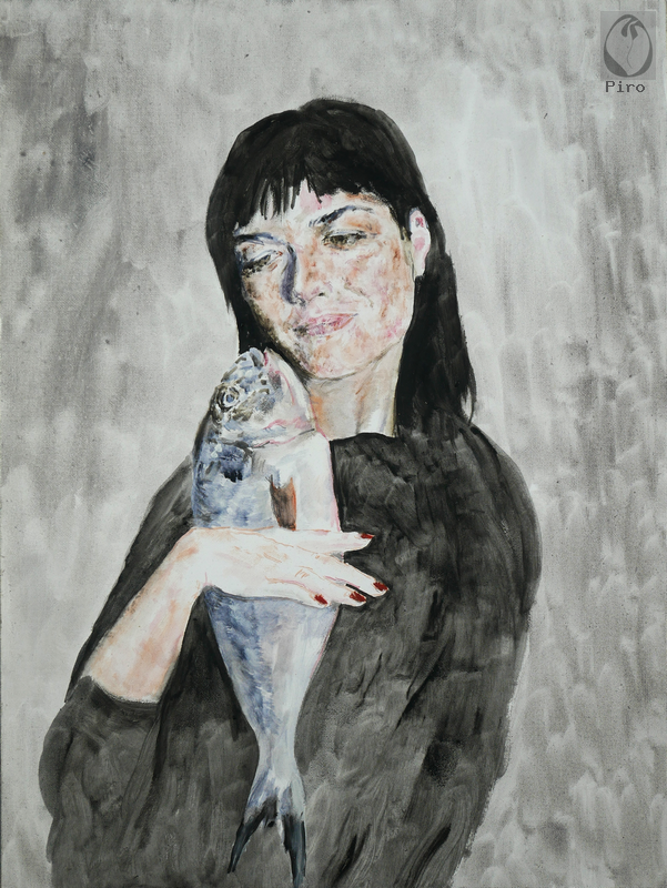 oil on canvas - olio su tela di Piro